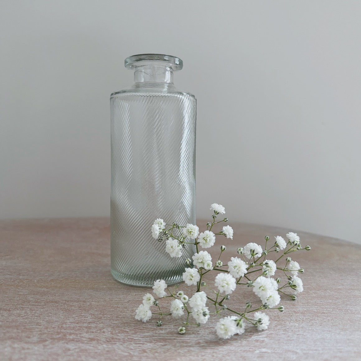 Tall Glass Bottle Vase