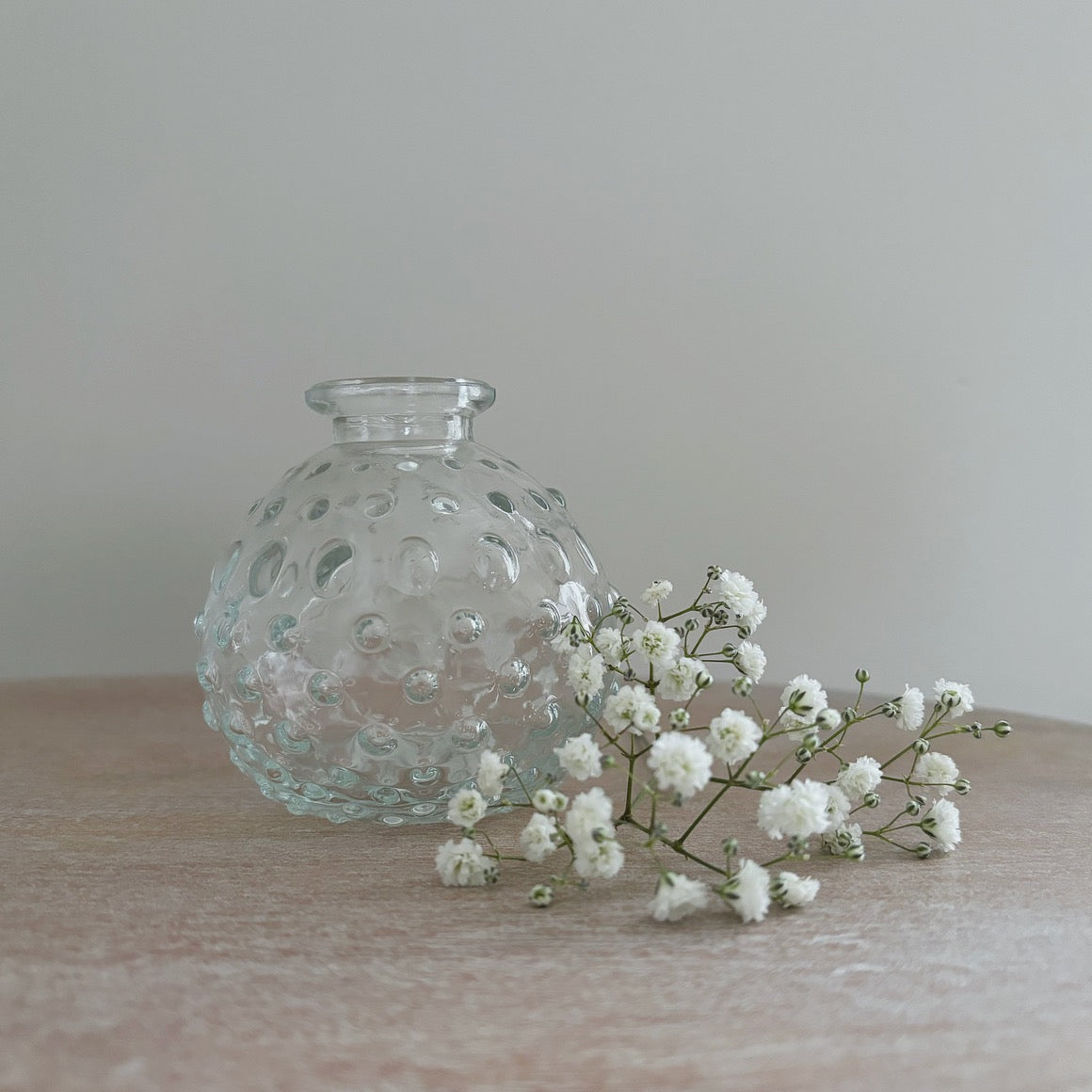 Round Glass Bud Vase