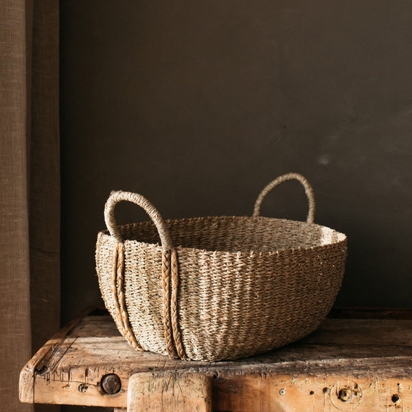 Oval Seagrass Basket - Large