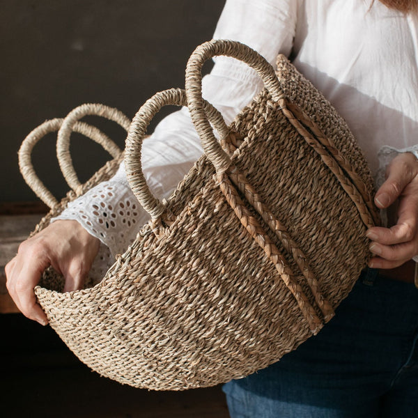 Oval Seagrass Basket - Small