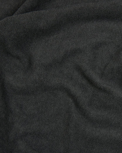 Black Washable Fleece Blanket
