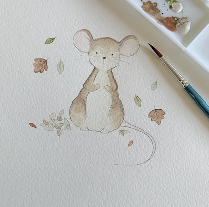 Field Mouse Illustration