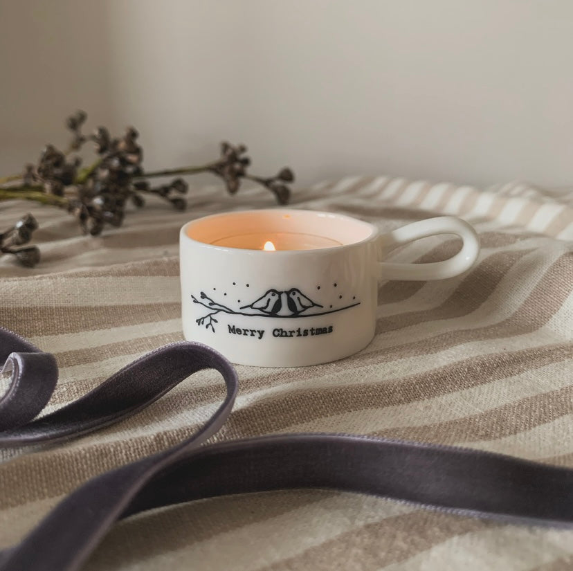 Merry Christmas Tea Light Holder