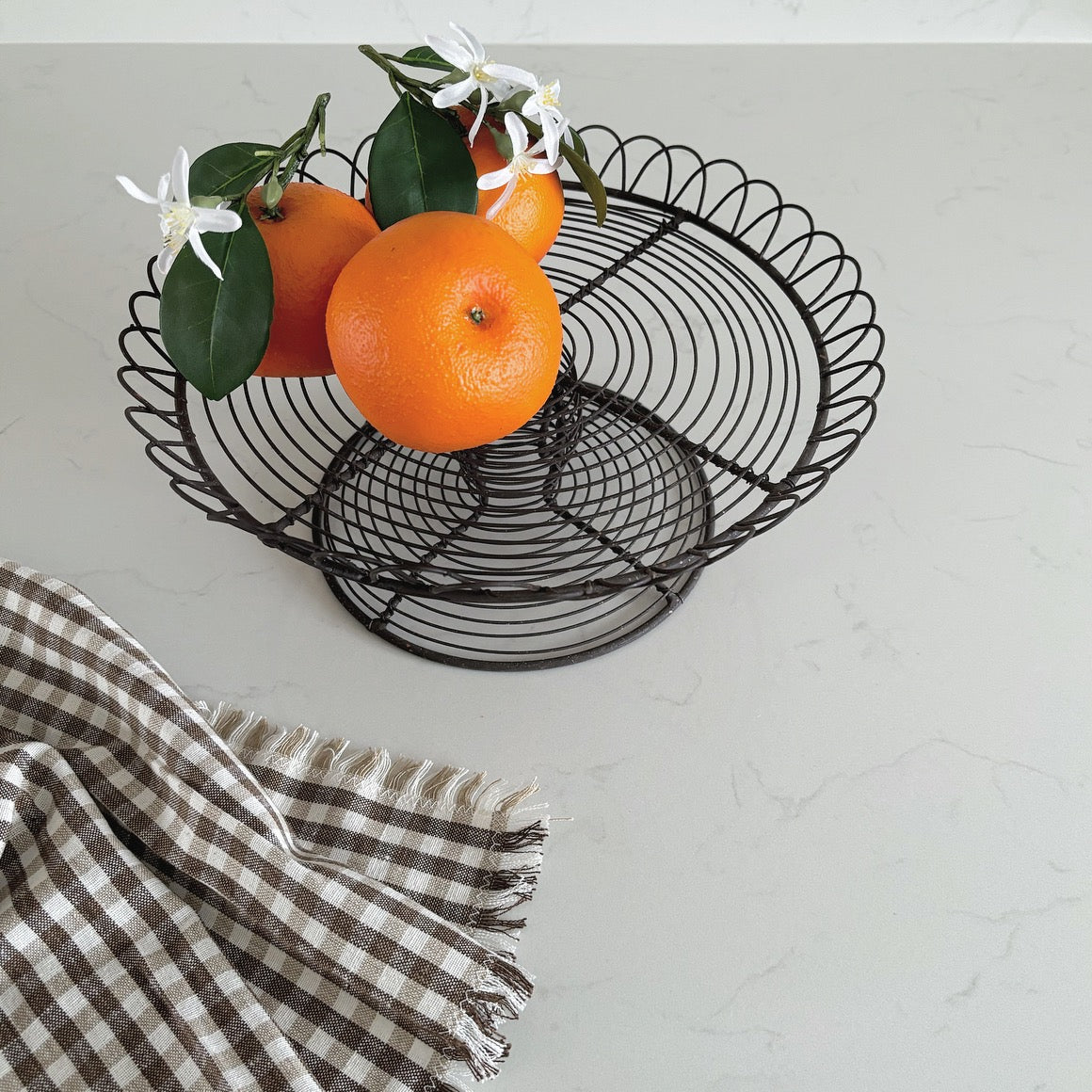 Brown Wire Cake Stand