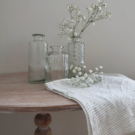 Tall Glass Bottle Vase