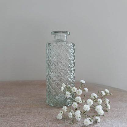 Tall Glass Bottle Vase