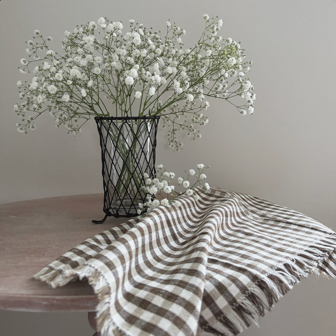 Brown Wire Posy Vase