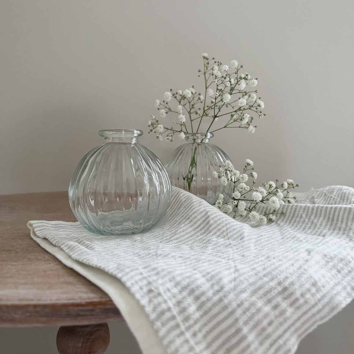 Round Glass Bud Vase