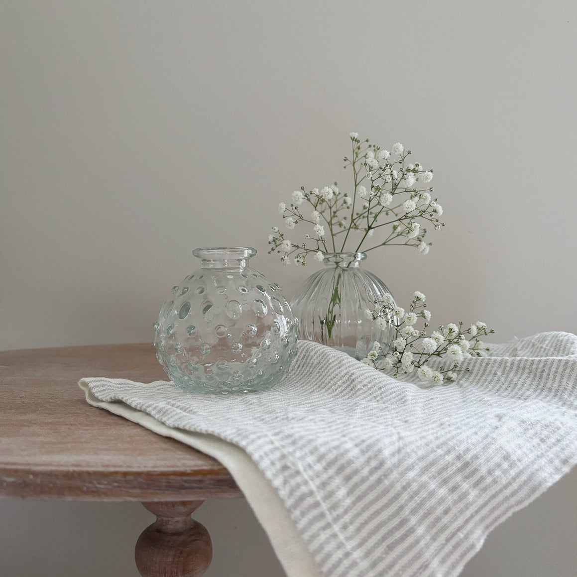 Round Glass Bud Vase