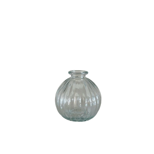 Round Glass Bud Vase