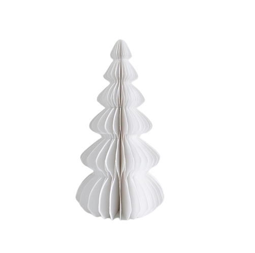 White Honeycomb Paper Christmas Tree