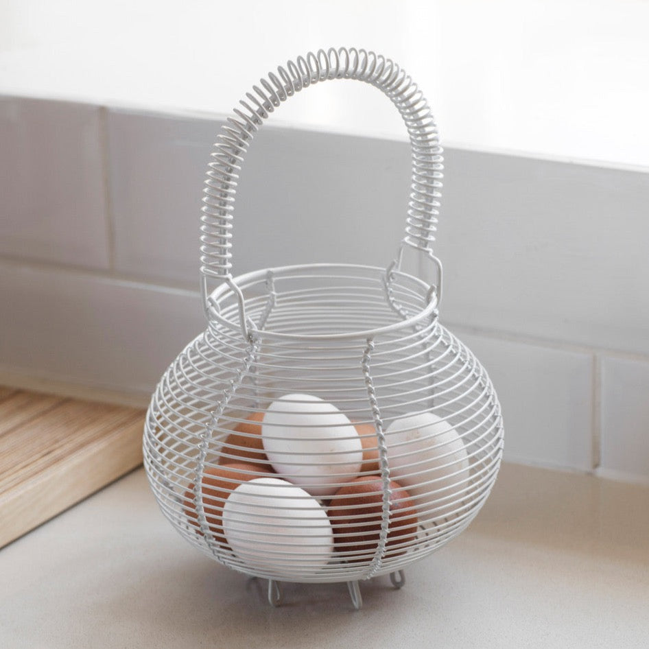 Off-White Egg Basket