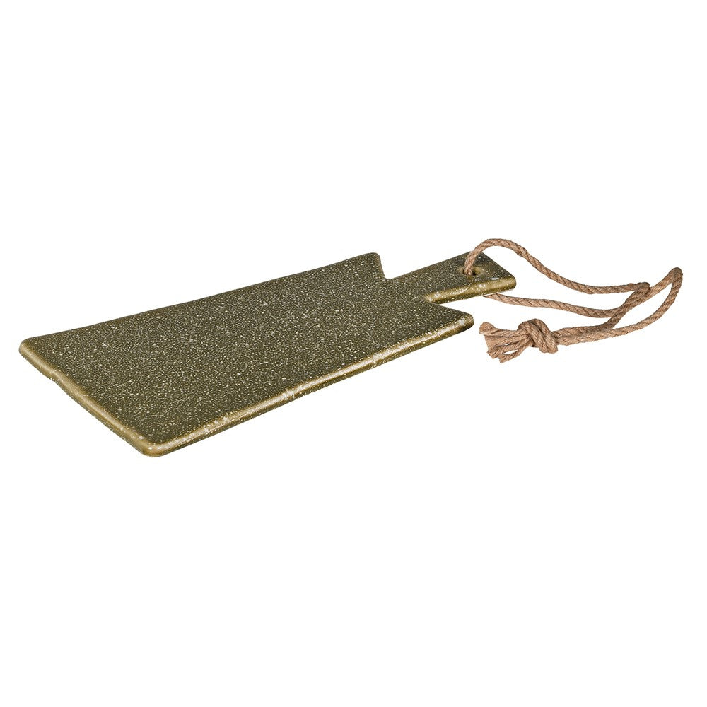 Olive Green Ceramic Serving Board