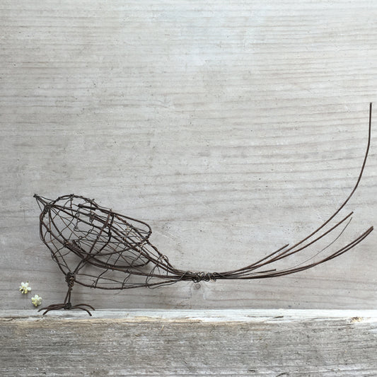 Wire Bird Decoration - Large