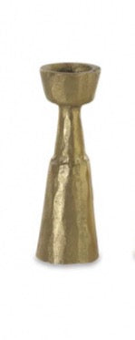 Jahi Antique Brass Candlestick - Medium