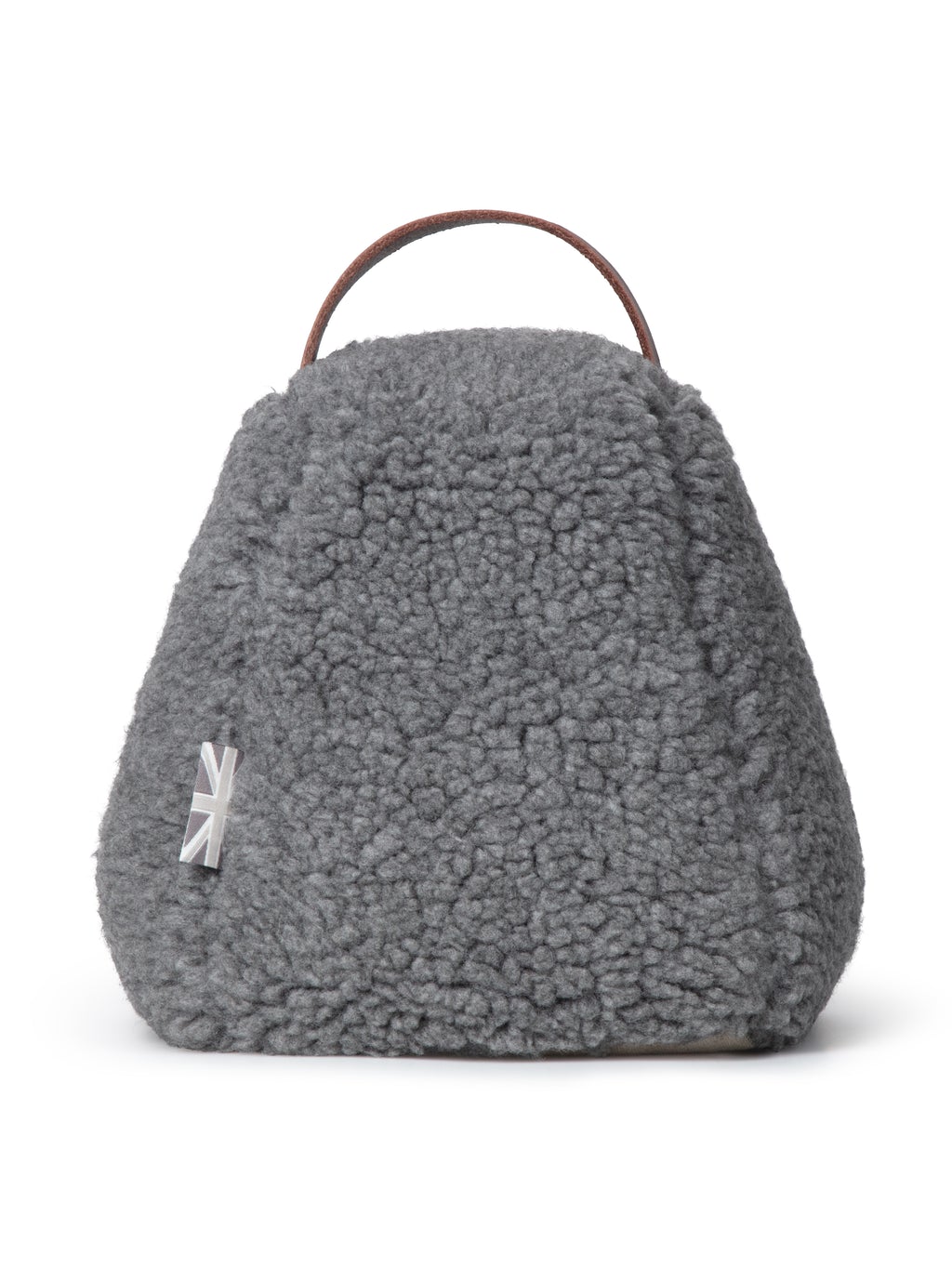 Grey Sheepskin Doorstop