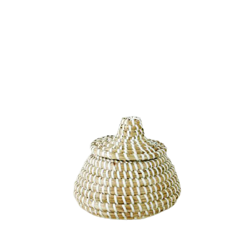 Lidded Seagrass Basket - Mini