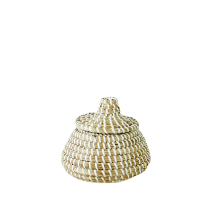 Lidded Seagrass Basket - Mini