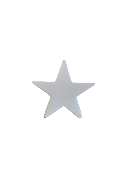 White Ceramic Star - Small