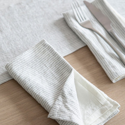 Flint Stripe Table Runner