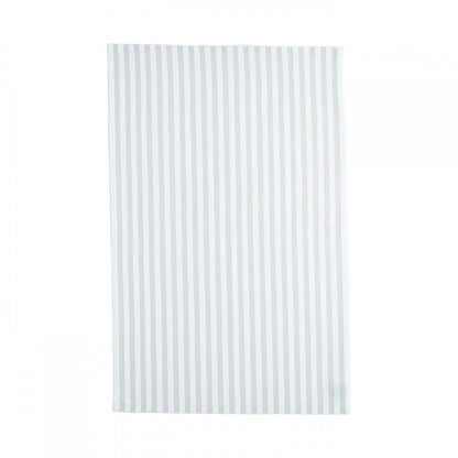 Dove Grey Striped Tea Towel